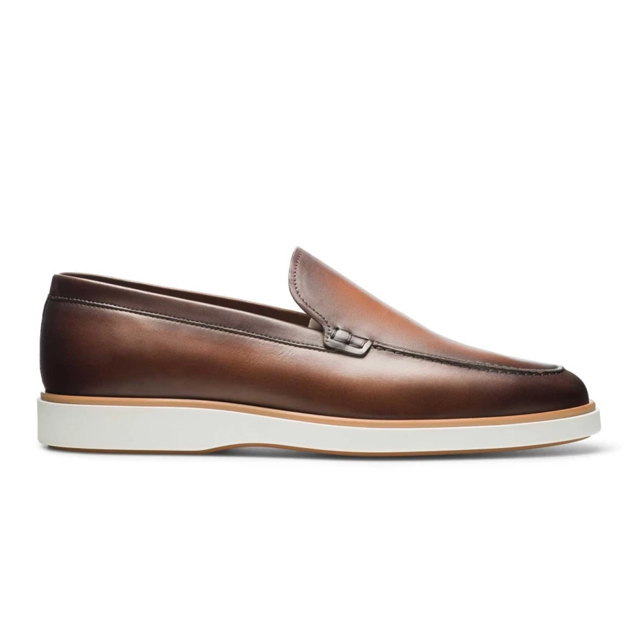 Magnanni Lourenco Venetian Slip-On Leather Loafers for Men – Premium Italian Handcrafted Shoes